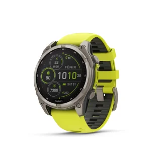 Fenix 8 - 47mm, Solar Sapphire - Grátt